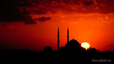 Закат в Стамбуле