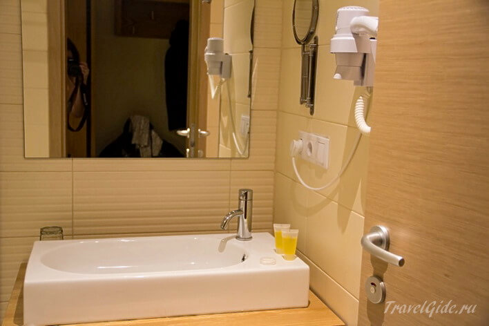 Ванная в гостинице Marco Polo Hotel Gudauri 4*