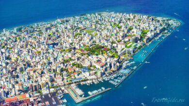 Мале Мальдивы вид сверху