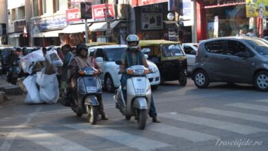 Траффик на дорогах Индии