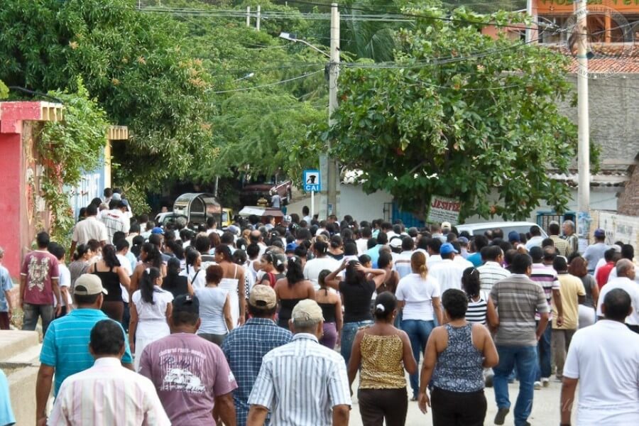 Funeral in Taganga 