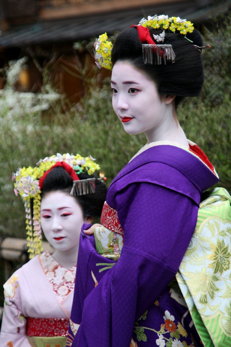 Японка в кимоно