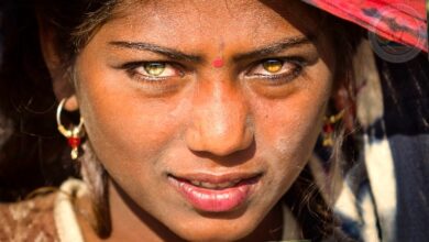 Женщина из Пушкара в Раджастане Индия