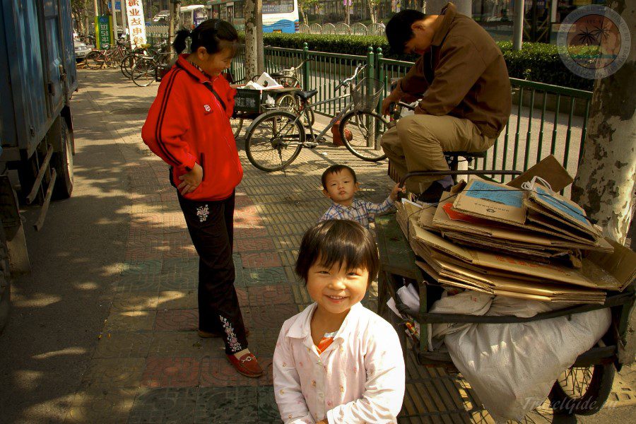 On the streets of Shanghai