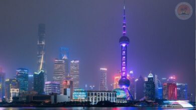 Ночной Шанхай