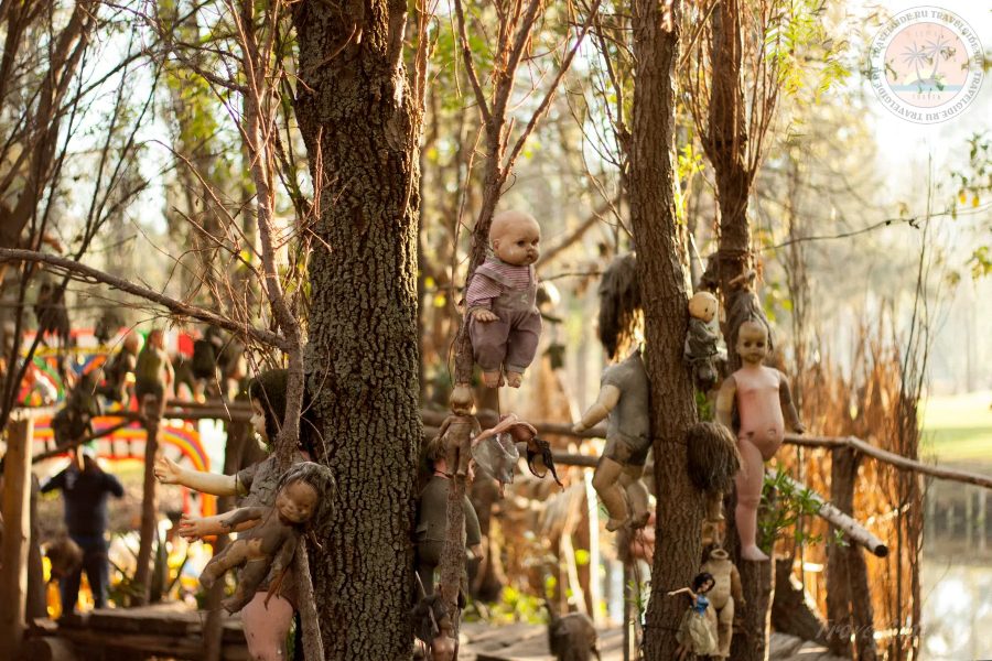 Куклы на деревьях