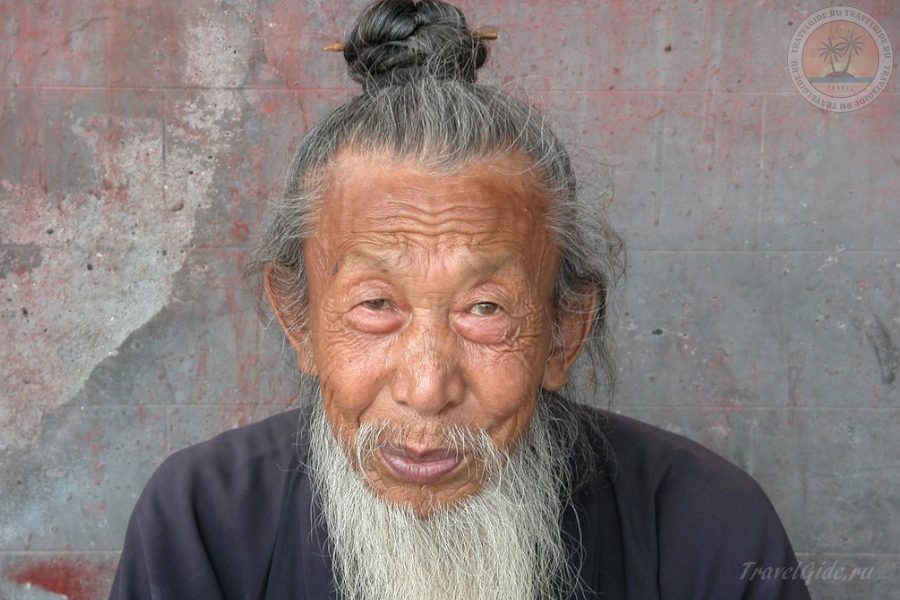 Elderly Chinese man