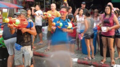 Праздник Сонгкран на Пхукете