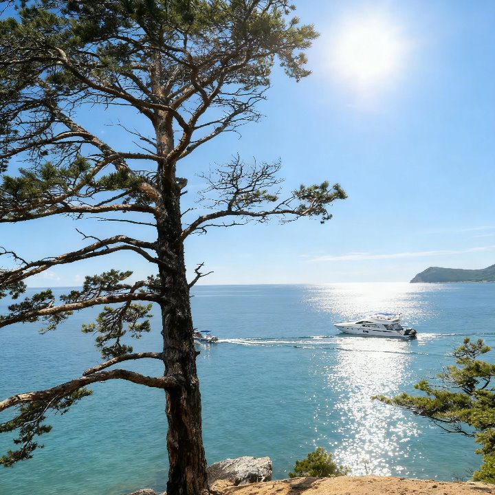 Реальная фотка: На катере в Бухту Песчаная на Байкале На катере в Бухту Песчаная на Байкале