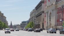 Пеший маршрут по Тверской улице к Красной площади